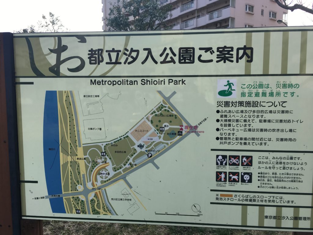 汐入公園地図