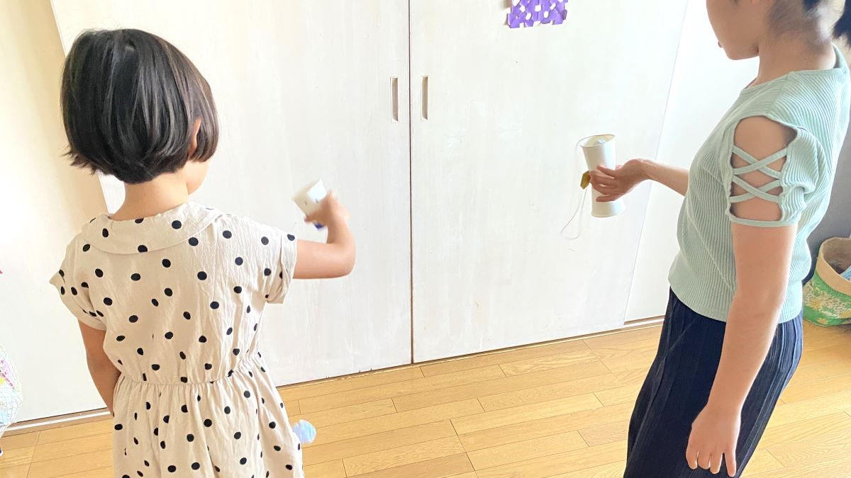 雨の日や暑い日には、おうちで簡単に作れる『紙コップけん玉』で遊びませんか？